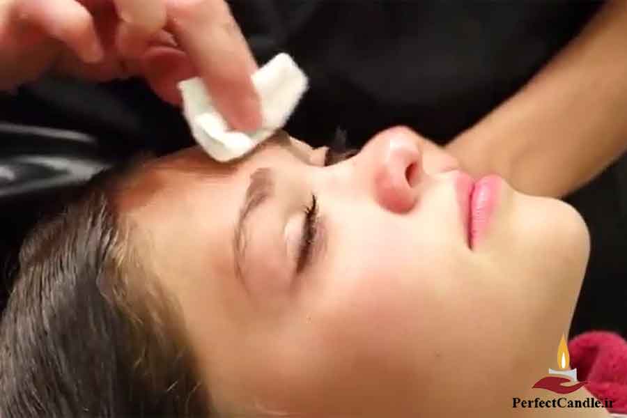 پاک سازی قبل از اصلاح با شمع