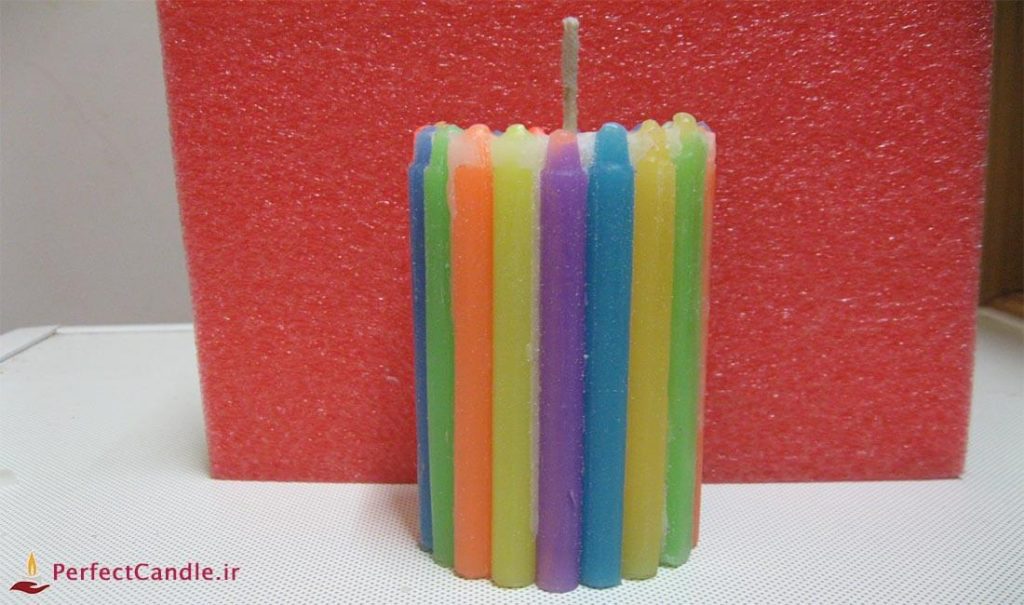 چگونه با شمع قلمی، شمع رنگی بسازیم