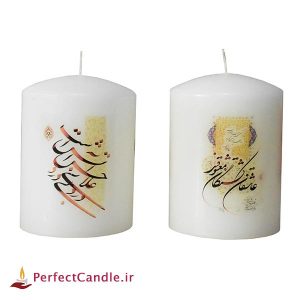 ست شمع استوانه دو تایی عاشقانه ۳
