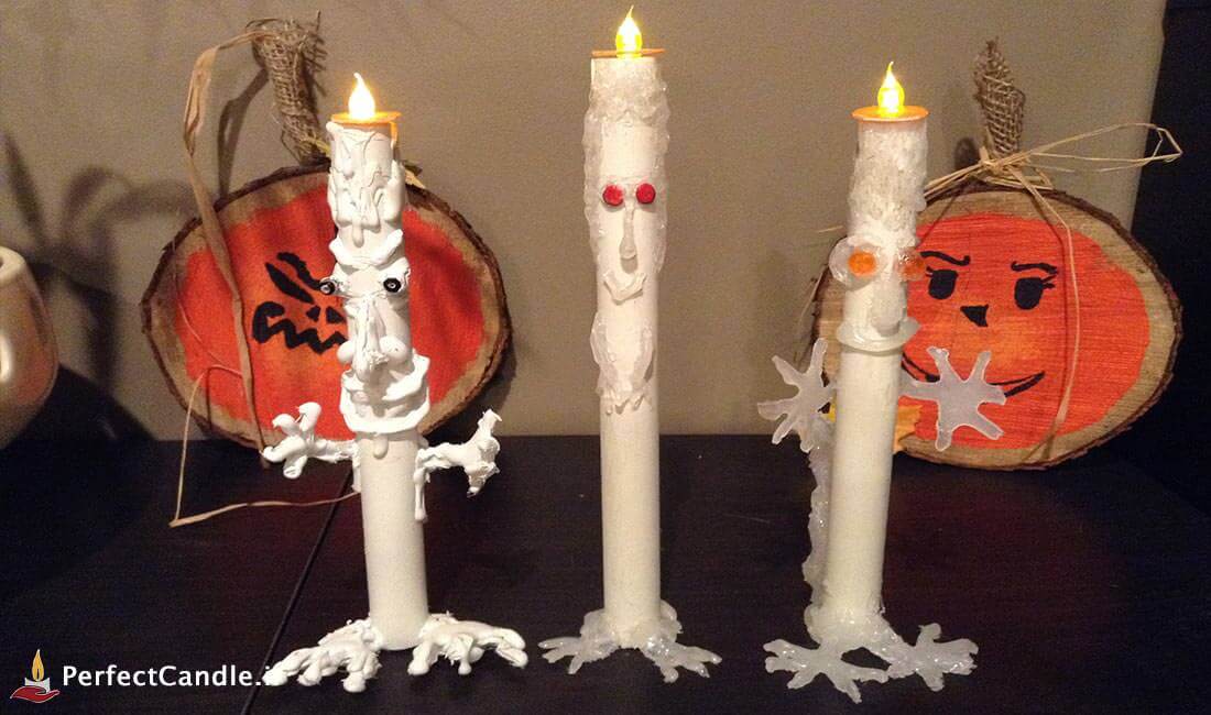 آموزش ساخت شمع هالووین (شمع قلمی)