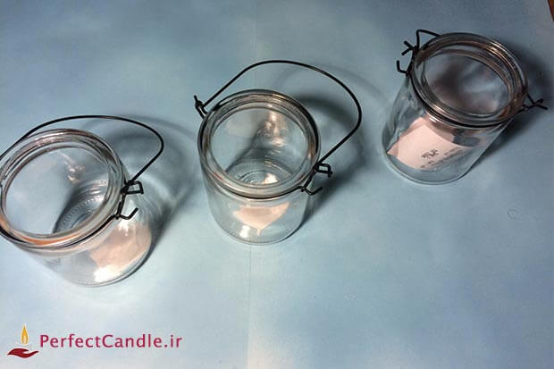 لیوان شیشه ای برای ساخت شمع شات