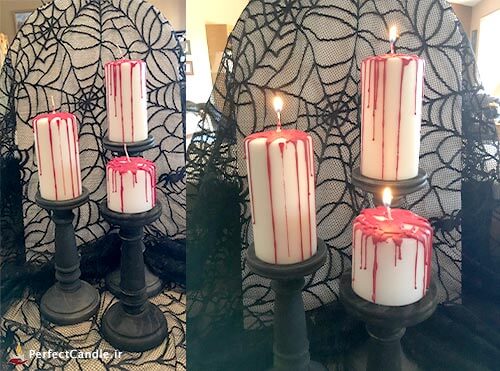 ساخت شمع هالووین ترسناک