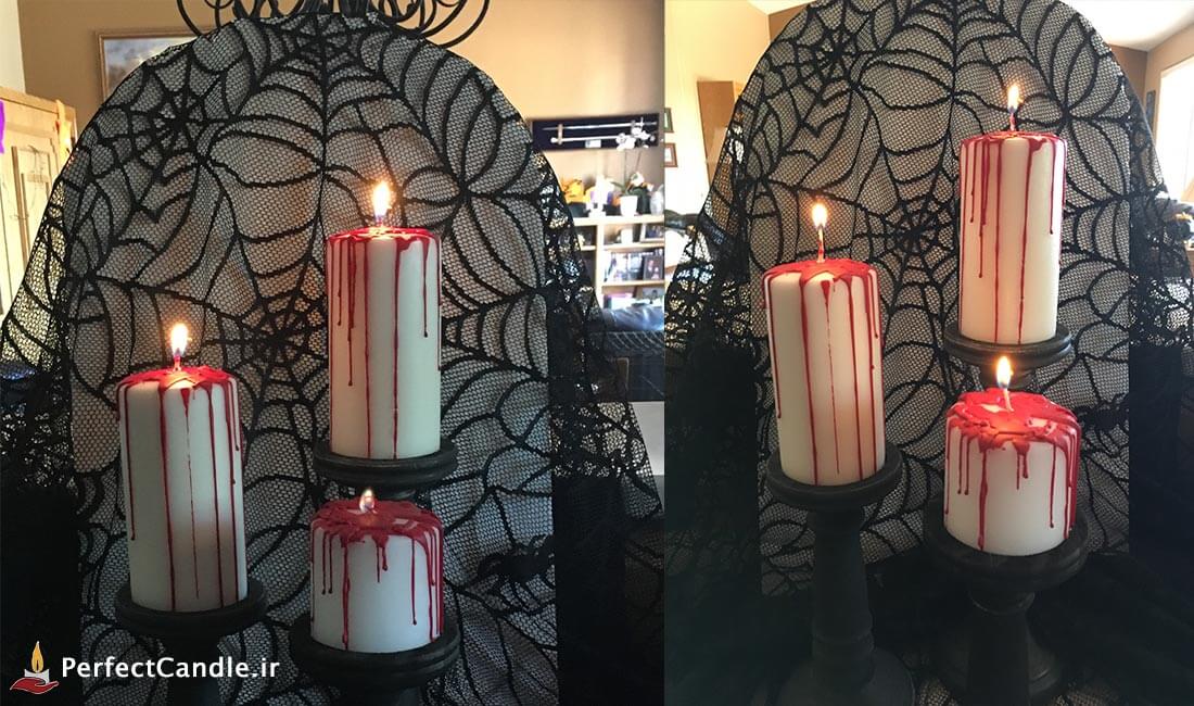ساخت شمع هالووین ترسناک
